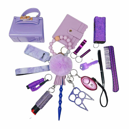 17 Pcs Big Keychain  Set